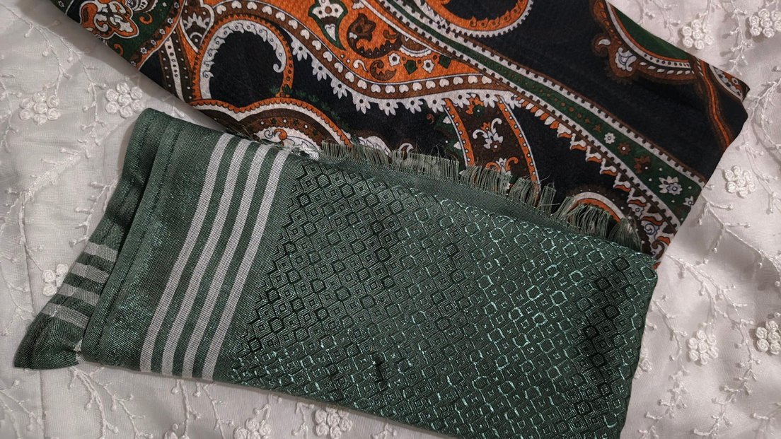 Bohem Çok Renkli Kadın Şal - Görsel 2