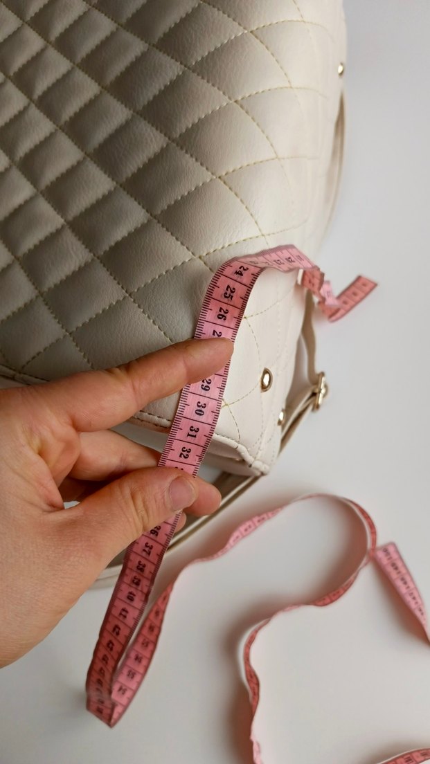 Beyaz Kapitone Kadın Çanta - Görsel 3