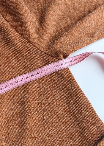 Kahverengi V Yaka Uzun Kollu kap - Görsel 6