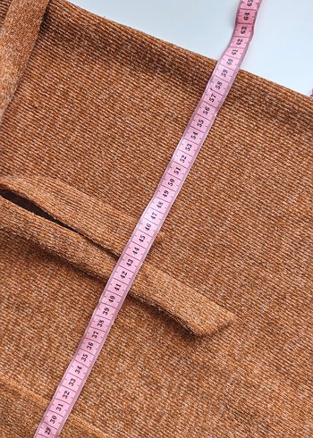 Kahverengi V Yaka Uzun Kollu kap - Görsel 7