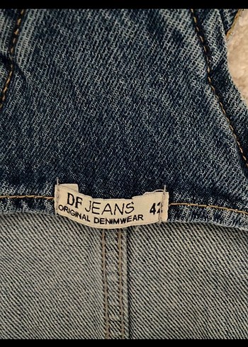 Kadın Mavi Denim Midi Salopet - Görsel 3