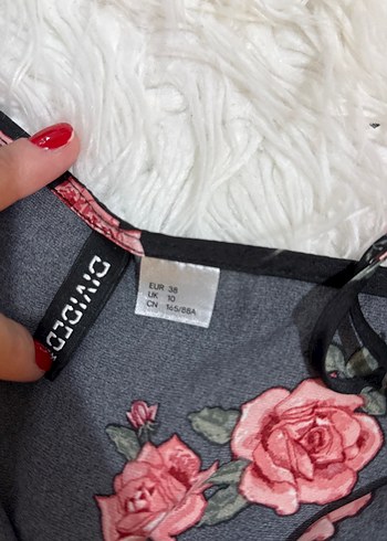 Dantelli Çiçek Desenli Mini Bustiyer - Görsel 2