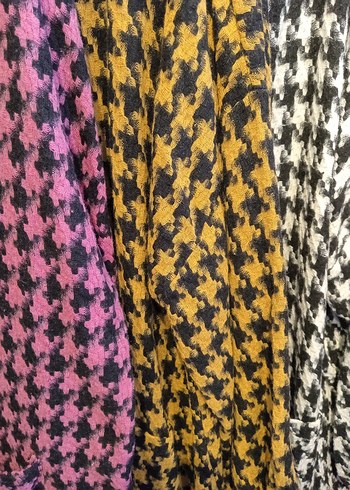 Kadın Uzun Boy Desenli Gri Salaş Ceket - Görsel 7