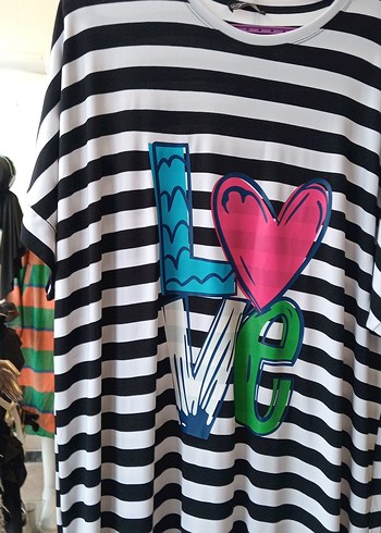 Renkli Desenli elbise - Görsel 4