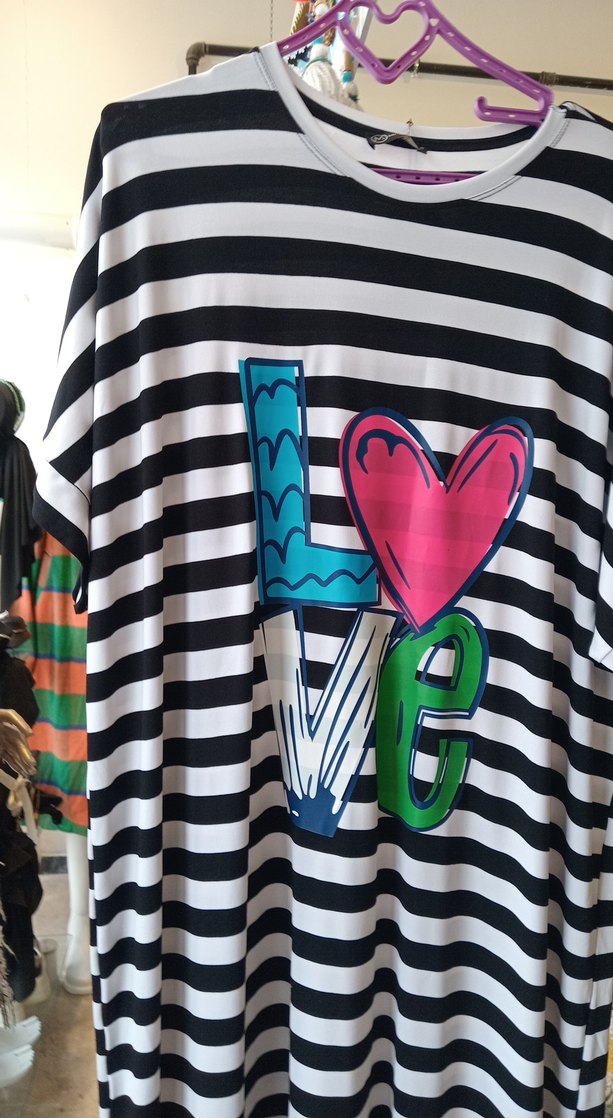 Renkli Desenli elbise - Görsel 4