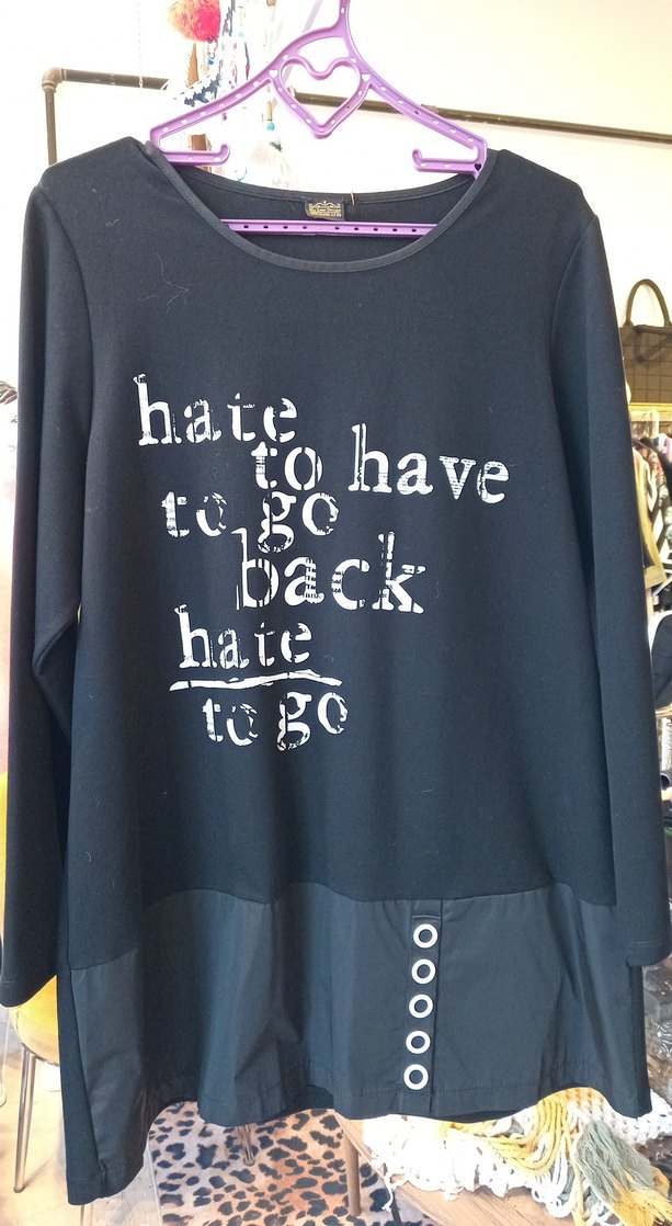 Siyah Uzun Kollu sweeat - Görsel 5