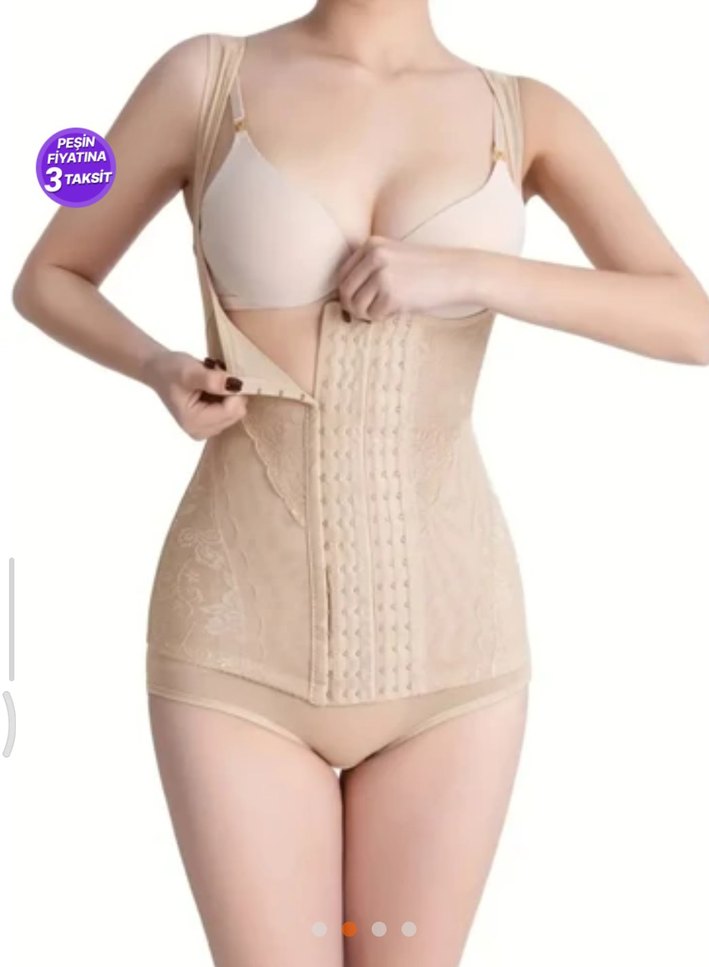 6 Kademeli Göbek Bel Toparlayıcı Korse - Görsel 3