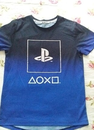 Playstation amblemli tişört