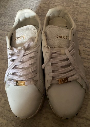 Lacoste Beyaz Deri Kadın Spor Ayakkabı