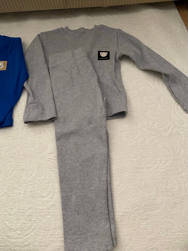 Koyu Mavi Erkek Çocuk İçlik Takımı ıkı takım fıyatı dır - Görsel 3