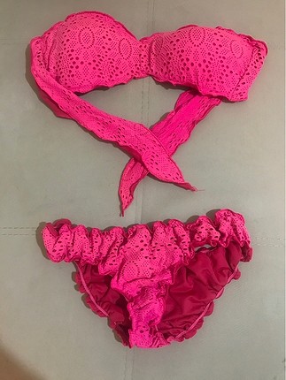 Fuşya Bikini Takım