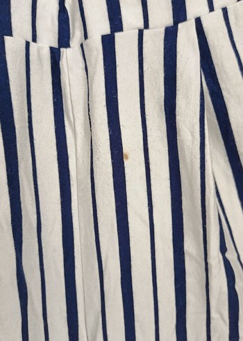 s Beden Bershka Çizgili Uzun Askılı Tulum