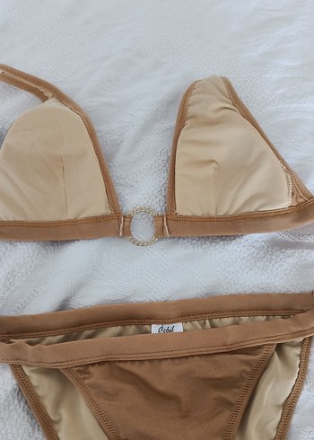 38 Beden Bej İpli Kadın Bikini