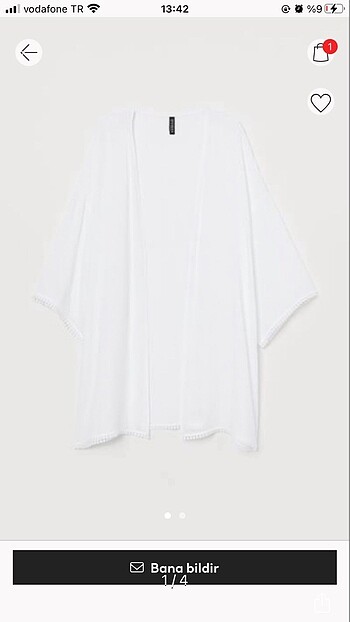 H&m beyaz kimono