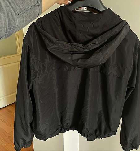 m Beden siyah Renk H&M bomber yağmurluk