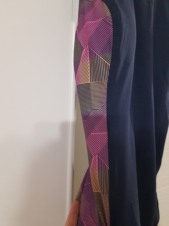 Lacivert Atletik Kolsuz Kadın Mayo - Görsel 3