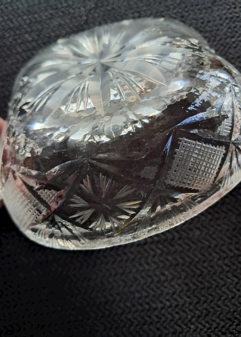 Vintage Sınger Kesme Kristal - Görsel 5