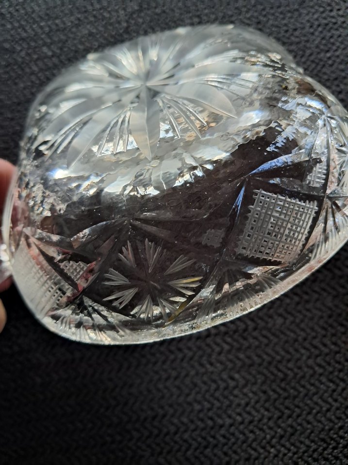 Vintage Sınger Kesme Kristal - Görsel 5