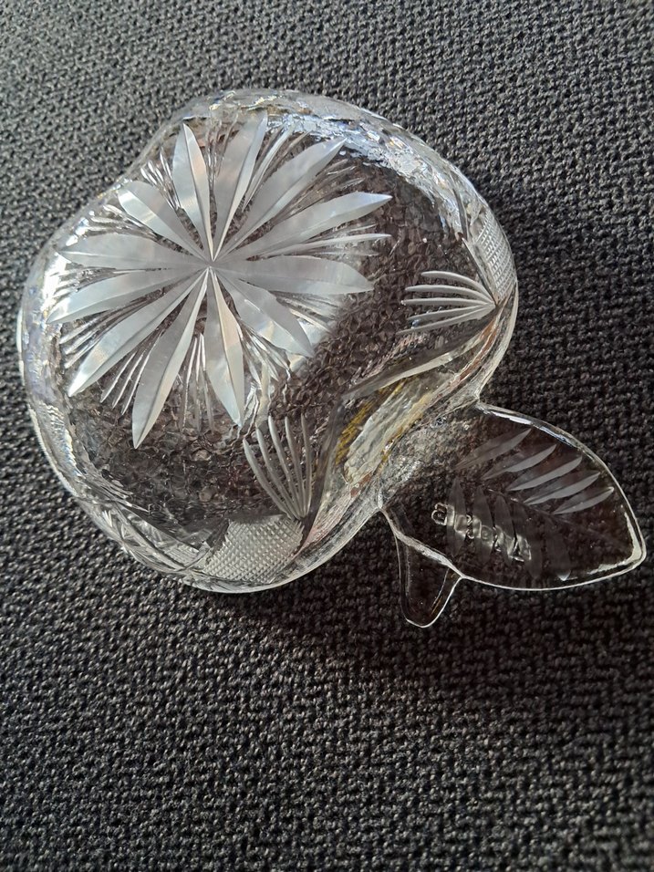 Vintage Sınger Kesme Kristal - Görsel 3