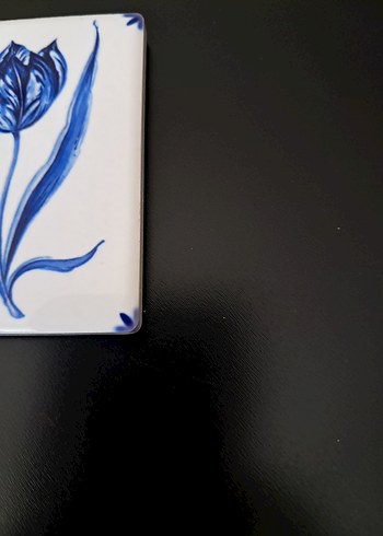 Mavi Beyaz El boyama Magnet - Görsel 3