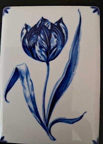 Mavi Beyaz El boyama Magnet - Görsel 2