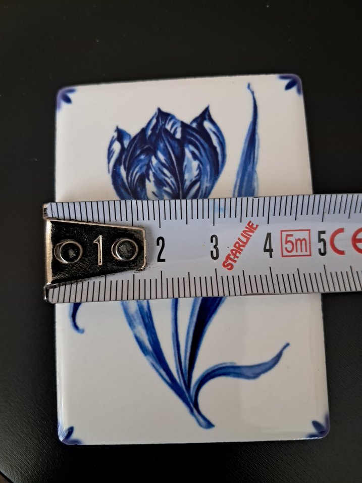 Mavi Beyaz El boyama Magnet - Görsel 5