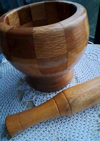 Ahşap Havan ve Havan Tokmağı - Görsel 10