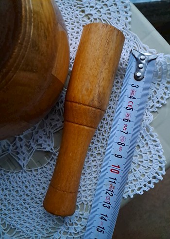 Ahşap Havan ve Havan Tokmağı - Görsel 9