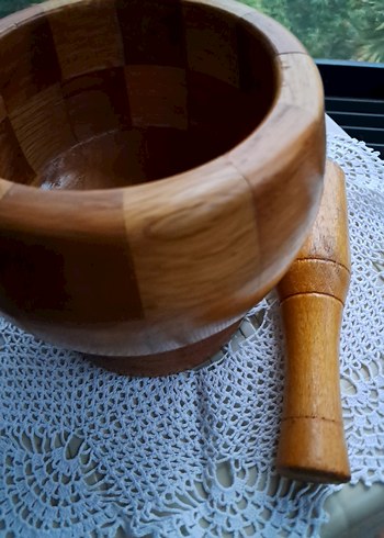 Ahşap Havan ve Havan Tokmağı - Görsel 3