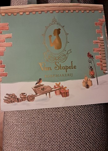 Var Stapele Koekmakerij Karton Çanta - Görsel 3