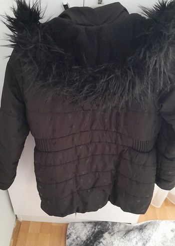 Kürklü kışlık mont - Görsel 6