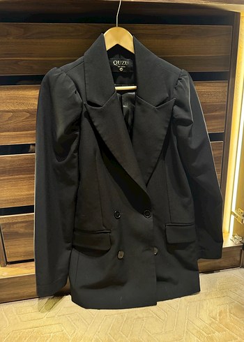 Siyah Uzun Kollu Kadın Blazer Ceket