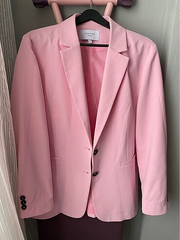 m Beden pembe Renk Pembe blazer ceket