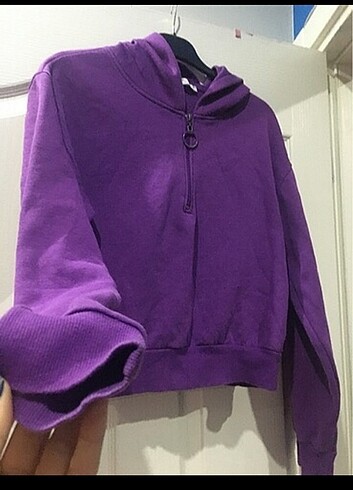 Zara Kapşonlu sweatshirt 