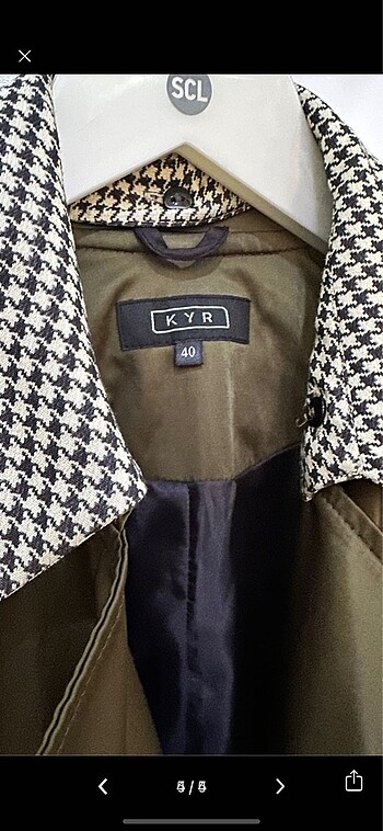 40 Beden haki Renk Kayra trençkot