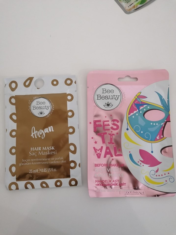Kadınlar için Çeşitli Yüz Maskeleri ve Saç Maskesi - Görsel 3