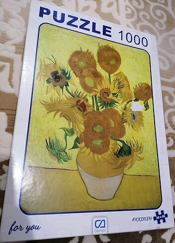 1000 Parça Puzzle ayçiçeği 