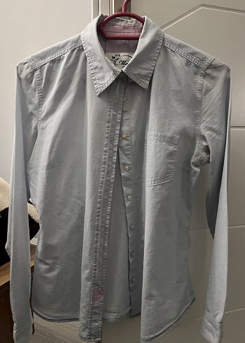 Mavi Kadın Gömlek - Görsel 2