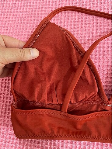 42 Beden turuncu Renk Penti bikini üst
