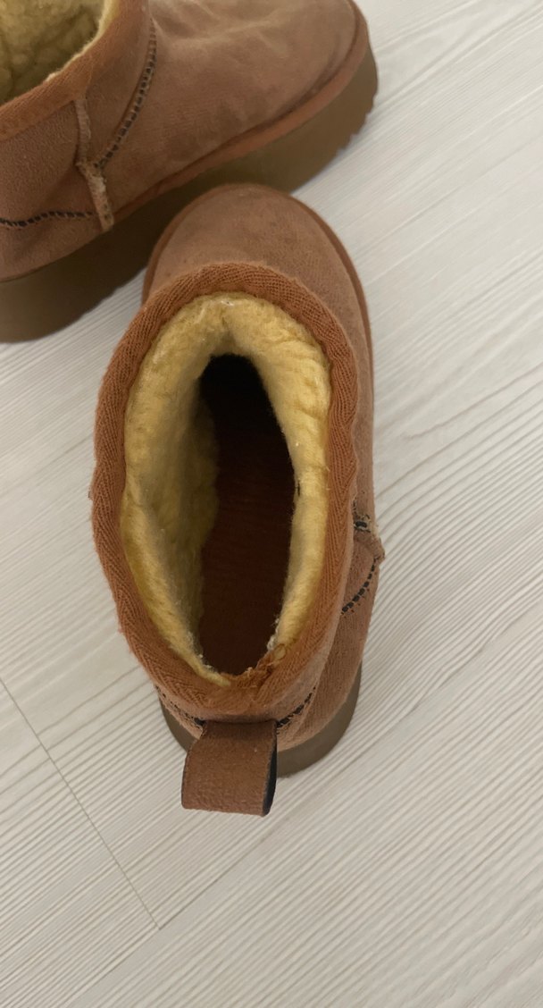 Kahverengi Süet Kürklü Kadın Dolgu Topuk Bot - Görsel 2