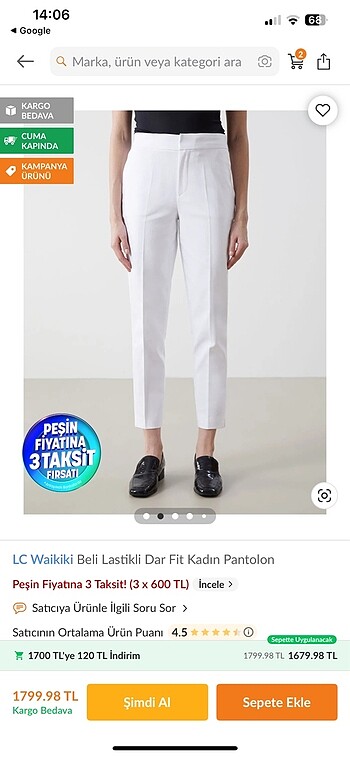 Lwc pantalon