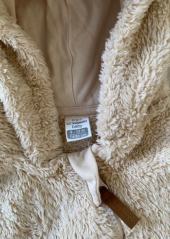 Kürklü Kapüşonlu Unisex Bebek Tulumu - Görsel 3