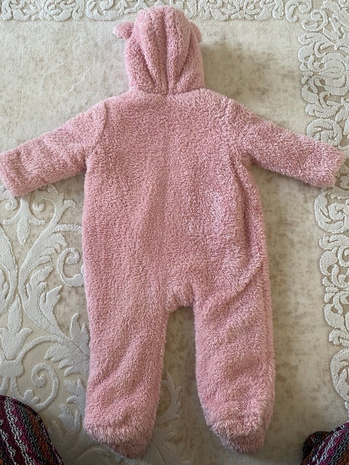 Pembe Welsoft Peluş Bebek Kız Tulum - Görsel 5