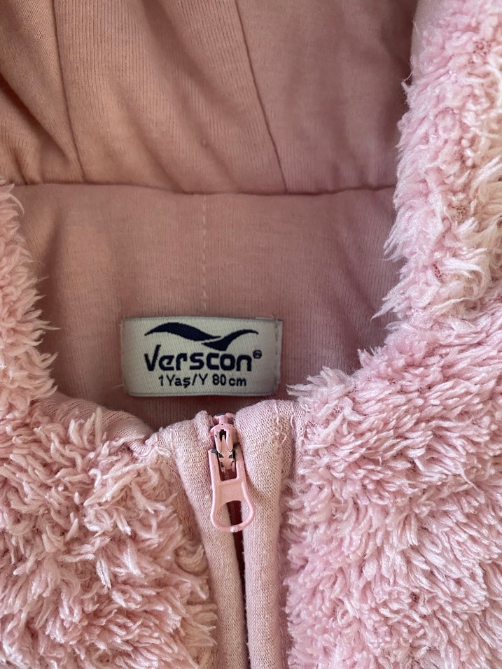 Pembe Welsoft Peluş Bebek Kız Tulum - Görsel 3