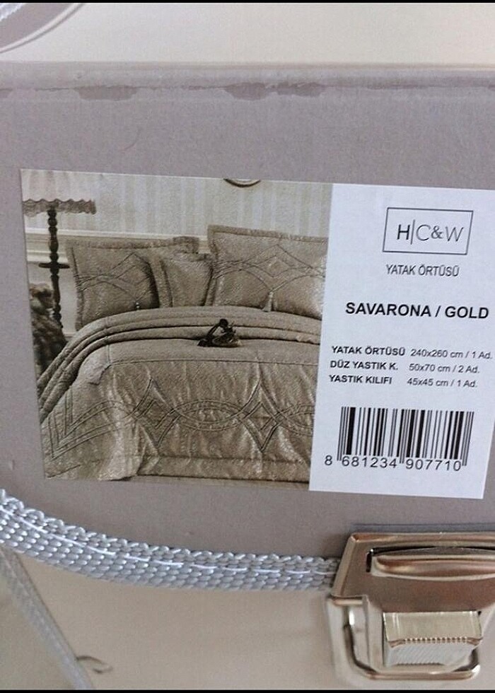 Dore renk yatak örtüsü - Görsel 4