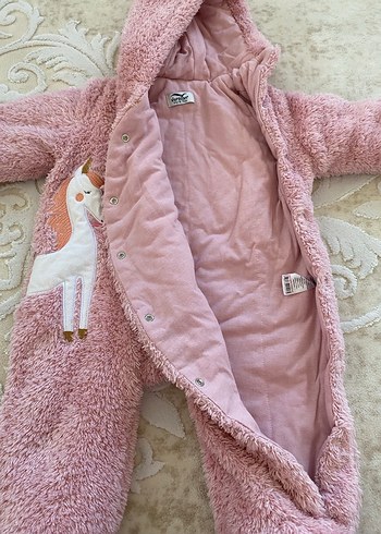 Bebek welsoft peluş tulum - Görsel 5