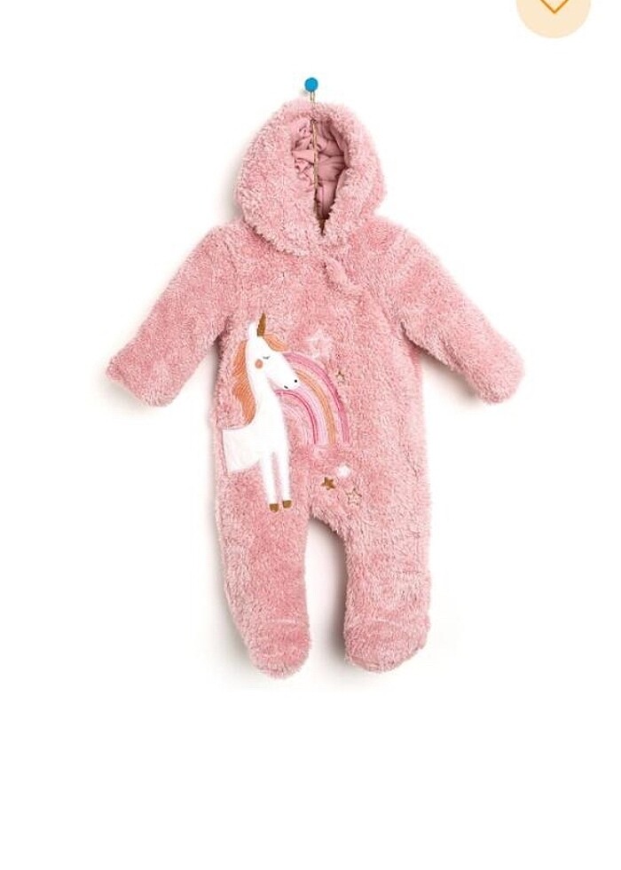 Bebek welsoft peluş tulum - Görsel 2