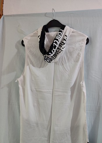 Beyaz Erkek Çocuk Baskılı Kolsuz Sweatshirt - Görsel 3