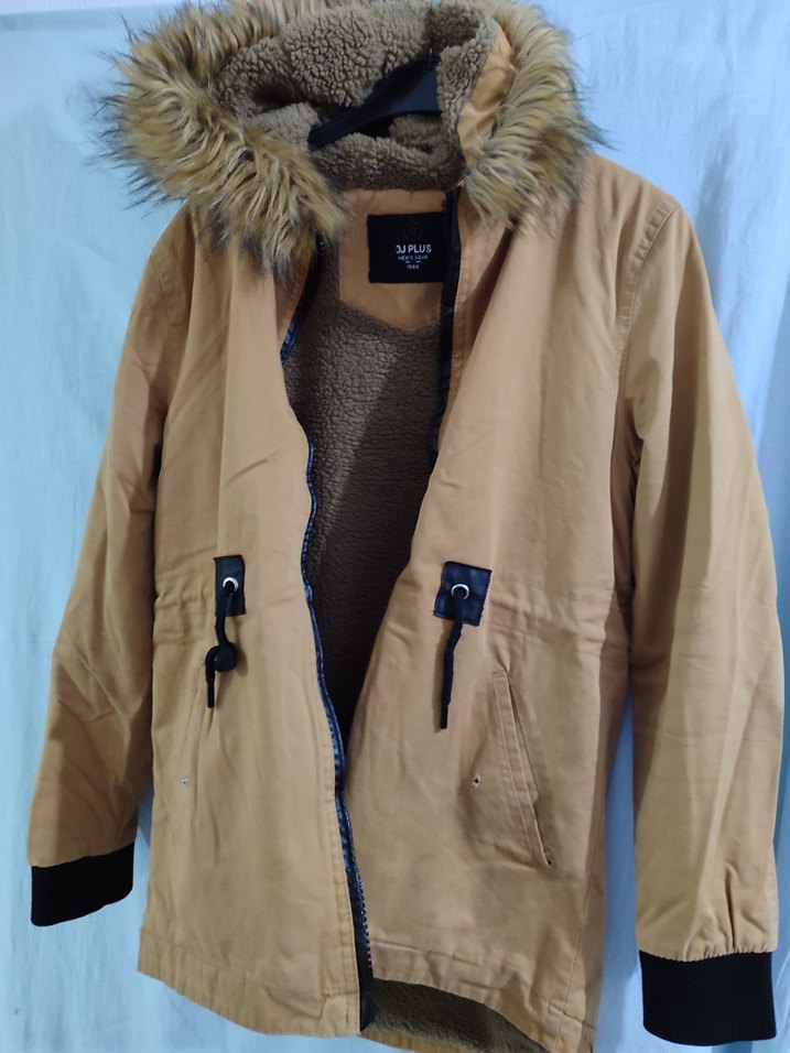 Bej Kürklü Kadın Kışlık Mont - Görsel 3