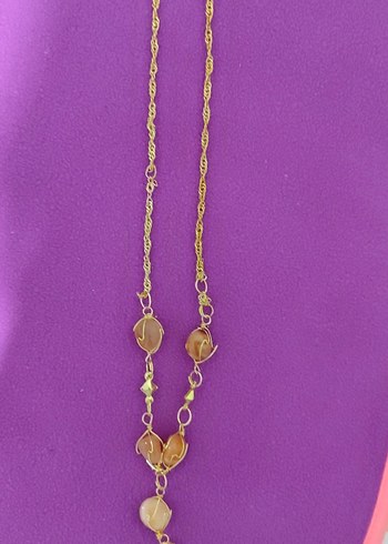 Uzun Zincir Detaylı  Kadın Kolye - Görsel 2